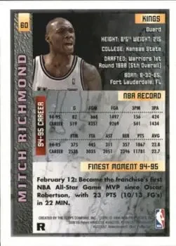 Back of Mitch Richmond