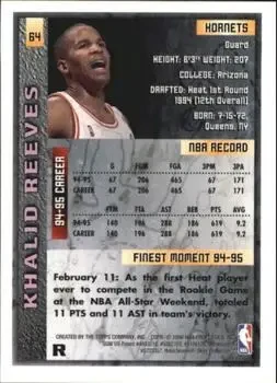 Back of Khalid Reeves