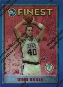 1995-96 Finest #65 Refractors Dino Radja