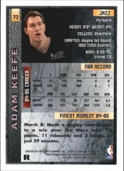 Back of Adam Keefe