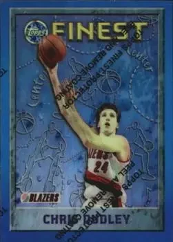 1995-96 Finest #74 Refractors Chris Dudley