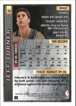 Back of Jeff Turner