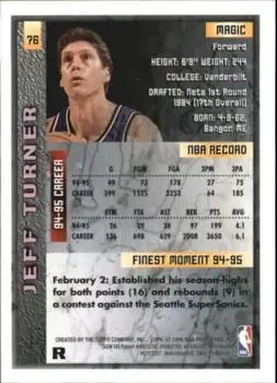 Back of Jeff Turner