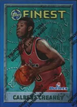 1995-96 Finest #77 Refractors Calbert Cheaney
