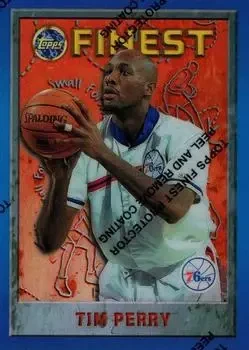 1995-96 Finest #79 Refractors Tim Perry