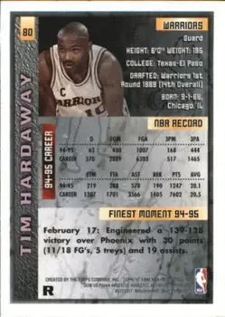 Back of Tim Hardaway