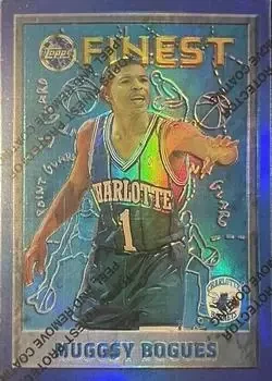 1995-96 Finest #82 Refractors Muggsy Bogues