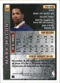 Back of Mark Macon