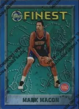 1995-96 Finest #83 Refractors Mark Macon