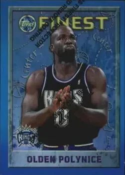 1995-96 Finest #89 Refractors Olden Polynice
