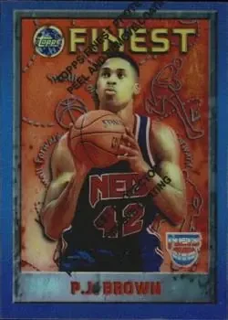 1995-96 Finest #92 Refractors P.J. Brown