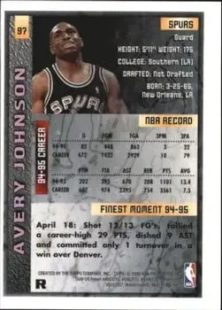 Back of Avery Johnson