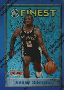 1995-96 Finest #97 Refractors Avery Johnson