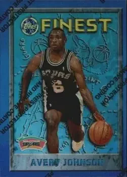 1995-96 Finest #97 Refractors Avery Johnson