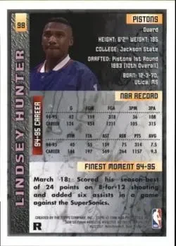 Back of Lindsey Hunter