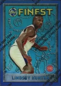 1995-96 Finest #98 Refractors Lindsey Hunter