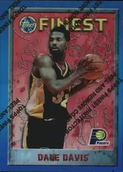 1995-96 Finest - Refractors #101 - Dale Davis - Indiana Pacers