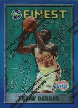 1995-96 Finest #102 Refractors Terry Dehere