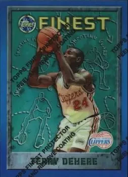 1995-96 Finest #102 Refractors Terry Dehere