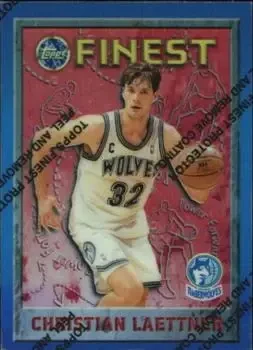 1995-96 Finest #104 Refractors Christian Laettner