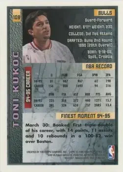 Back of Toni Kukoc