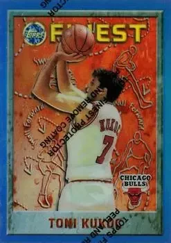 1995-96 Finest #108 Refractors Toni Kukoc