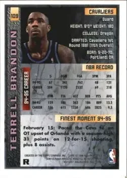 Back of Terrell Brandon