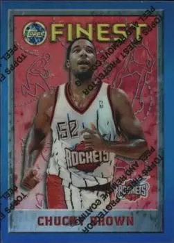 1995-96 Finest #141 Refractors Chucky Brown