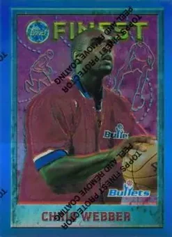 1995-96 Finest - Refractors #144 - Chris Webber - Washington Bullets