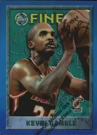 1995-96 Finest #148 Refractors Kevin Gamble