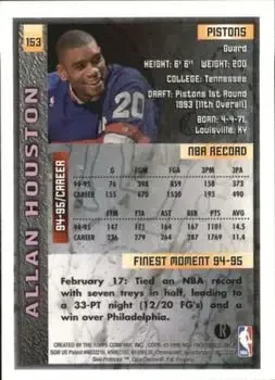 Back of Allan Houston