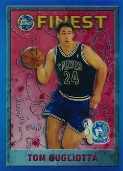 1995-96 Finest #154 Refractors Tom Gugliotta