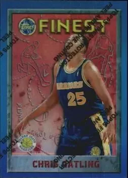 1995-96 Finest #156 Refractors Chris Gatling