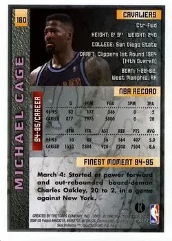Back of Michael Cage