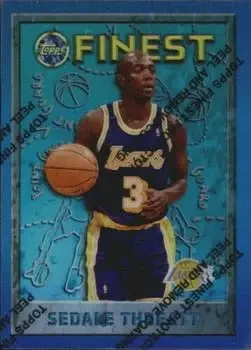 1995-96 Finest #161 Refractors Sedale Threatt