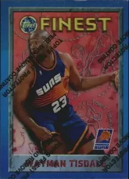 1995-96 Finest #165 Refractors Wayman Tisdale