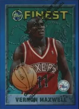 1995-96 Finest #166 Refractors Vernon Maxwell