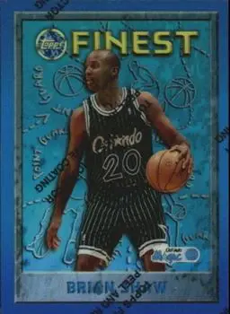1995-96 Finest #167 Refractors Brian Shaw