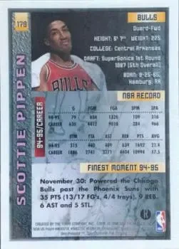 Back of Scottie Pippen