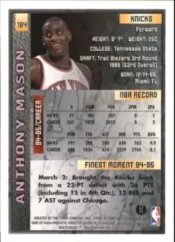 Back of Anthony Mason