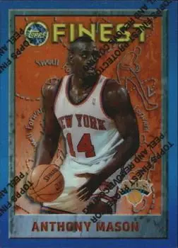 1995-96 Finest #184 Refractors Anthony Mason