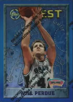 1995-96 Finest #185 Refractors Will Perdue
