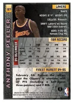 Back of Anthony Peeler