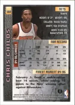 Back of Chris Childs