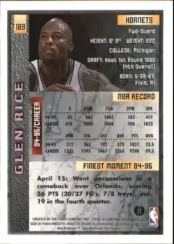 Back of Glen Rice