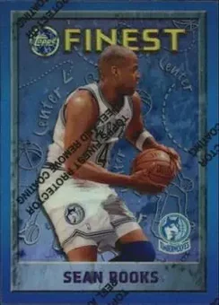 1995-96 Finest - Refractors #192 - Sean Rooks - Minnesota Timberwolves