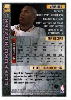Back of Clifford Rozier