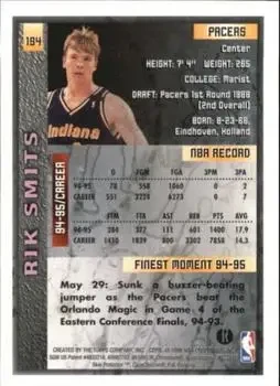 Back of Rik Smits