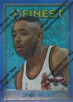 1995-96 Finest #195 Refractors Spud Webb