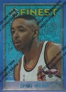 1995-96 Finest #195 Refractors Spud Webb